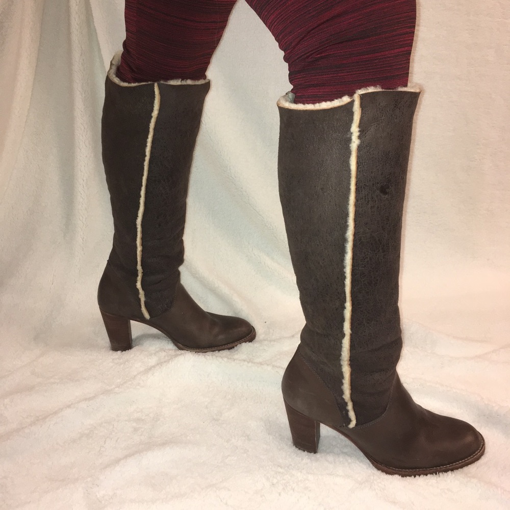 Micheal Kors Zaley Lamb Lined Boots